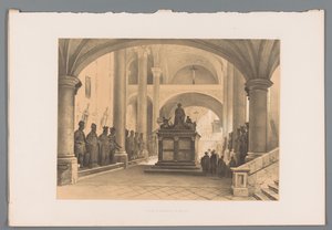 Tumba de Maximiliano I en Innsbruck Tombeau de Maximilien I à Inspruck (título sobre objeto) de Louis Haghe