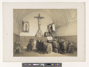 Oratorio del convento de los capuchinos en Brujas de Louis Haghe