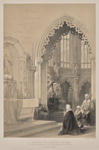 Bocetos en Bélgica y Alemania, Segunda Serie: No. 1 - Página de título - San Jacques, Lieja de Louis Haghe