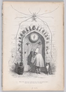 Buenas noches entonces, mi amigo Lecteur... de Escenas de la Vida Privada y Pública, ca. 1837-47 de Louis Henri Brévière