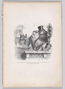 La duquesa canta un nocturno con el duque... de Escenas de la vida privada y..., ca. 1837-47 de Louis Henri Brévière