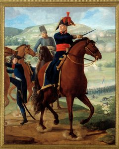 Retrato ecuestre del General Louis Marie Turreau de Garambouville de Louis Hersent