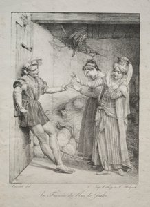 La prometida del rey de Garbe de Louis Hersent