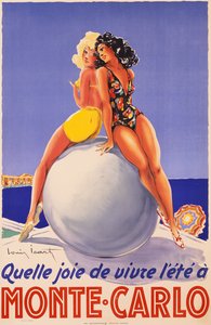 Monte Carlo, c.1948 (litografía en color)