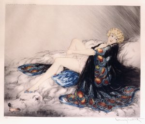 Bata de seda de Louis Icart