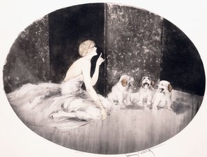 Lección de canto de Louis Icart