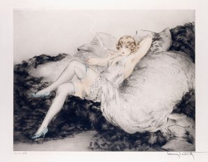 Ropa interior blanca de Louis Icart