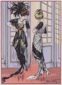 Moda femenina de la década de 1910 del diseñador Zimmermann de Louis Icart