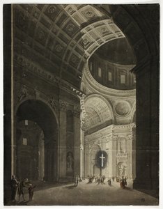 Vista del cruce de San Pedro de Louis Jean Desprez