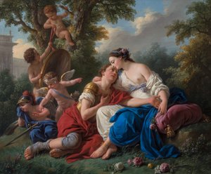 Renaud y Armida de Louis Jean François Lagrenée