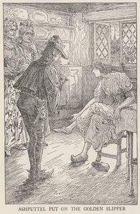 Cenicienta (litografía) de Louis John Rhead