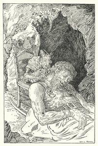 Barba dorada gigante (litografía) de Louis John Rhead