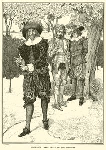 La ignorancia se despide de los peregrinos de Louis John Rhead