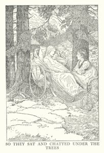 Ilustración para Heidi de Johanna Spyri (litografía) de Louis John Rhead