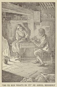 Ilustración de Secuestrado por Robert Louis Stevenson de Louis John Rhead