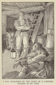 Ilustración de Secuestrado por Robert Louis Stevenson de Louis John Rhead