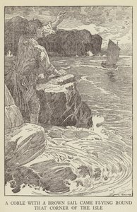 Ilustración de Secuestrado por Robert Louis Stevenson de Louis John Rhead