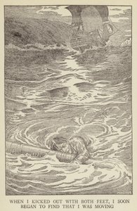 Ilustración de Secuestrado por Robert Louis Stevenson de Louis John Rhead