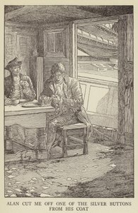 Ilustración de Secuestrado por Robert Louis Stevenson de Louis John Rhead