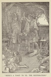 Ilustración de Secuestrado por Robert Louis Stevenson de Louis John Rhead