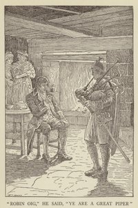 Ilustración de Secuestrado por Robert Louis Stevenson de Louis John Rhead