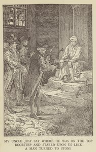 Ilustración de Secuestrado por Robert Louis Stevenson de Louis John Rhead