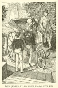 Ilustración para los días escolares de Tom Brown (grabado) de Louis John Rhead