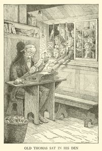Ilustración para los Días de Escuela de Tom Brown de Louis John Rhead