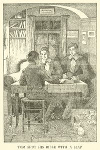 Ilustración para Los Días de Escuela de Tom Brown (grabado) de Louis John Rhead