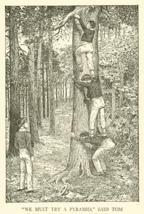 Ilustración para Los Días de Escuela de Tom Brown de Louis John Rhead