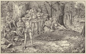 Recuerda, fanfarrón, que es tu cabeza la que está en juego de Louis John Rhead