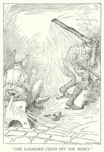 "El casero gritó pidiendo misericordia" de Louis John Rhead