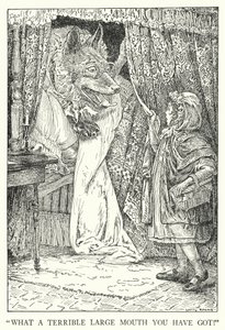 "¡Qué boca tan grande tienes!" de Louis John Rhead