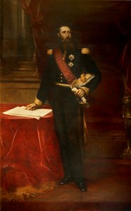 Retrato de Leopoldo II 1835-1909, Rey de los Belgas, c. 1870