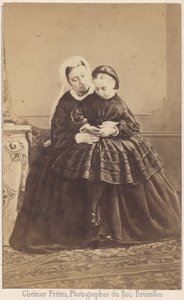 La Reina Victoria y su nieta de Louis Joseph Ghemar