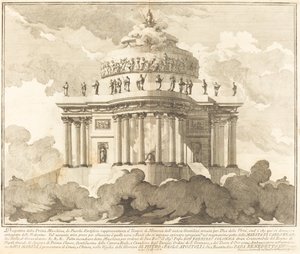El Templo de Minerva, para el Festival de la "Chinea"