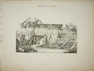 Molino en Gravelle, II de Louis Jules Frederic Villeneuve