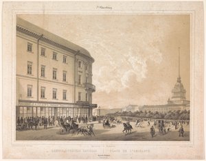 Vista de la Admiraliteitsplein en San Petersburgo
Place de l