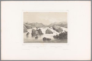 Pescadores de salmón en el río Kassa en Halland Pêche du saumon dans la rivière de Kassa à Halland / Laxefiskeriet i Kassaelven, Halland (título sobre el objeto) Rostros en Escandinavia (título de la serie) Vues du Nord. Gamuza (título de la serie)