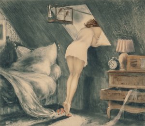 Habitación en el ático, 1940