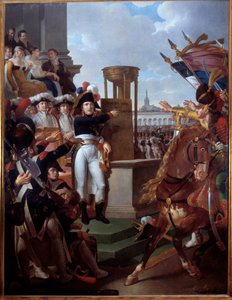 Napoleón Bonaparte proclamando la República Cisalpina en Milán