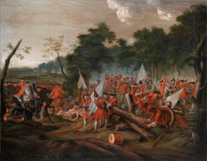 La Batalla de Malplaquet, 11 de septiembre de 1709, c.1713 de Louis Laguerre