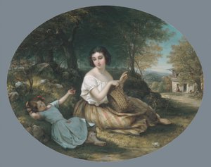 El cesterero, 1853 de Louis Lang