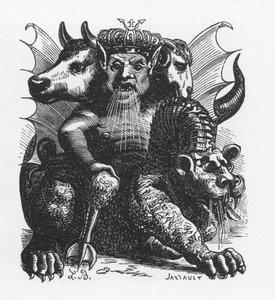 Asmodeo demonio de la Biblia - Asmodeus o Ashmedai rey de los demonios - en 