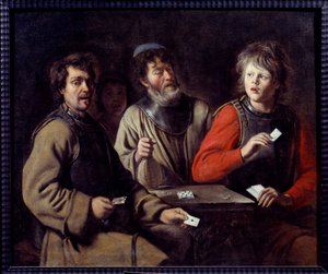 Soldados jugando a las cartas de Louis le Nain