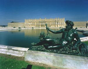 La fachada del jardín, 1668-84 de Louis Le Vau