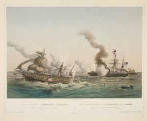 Combate naval entre el Kearsage y el