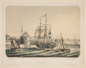 Transatlántico americano (Entre du Havre) de Louis Le Breton