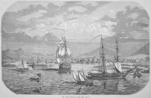 Puerto Príncipe (grabado) de Louis Le Breton