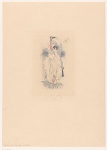 Bailarina canaria con la pierna estirada detrás de la cabeza
La jambe derrière la tête (título en el objeto) de Louis Legrand (signed by artist)